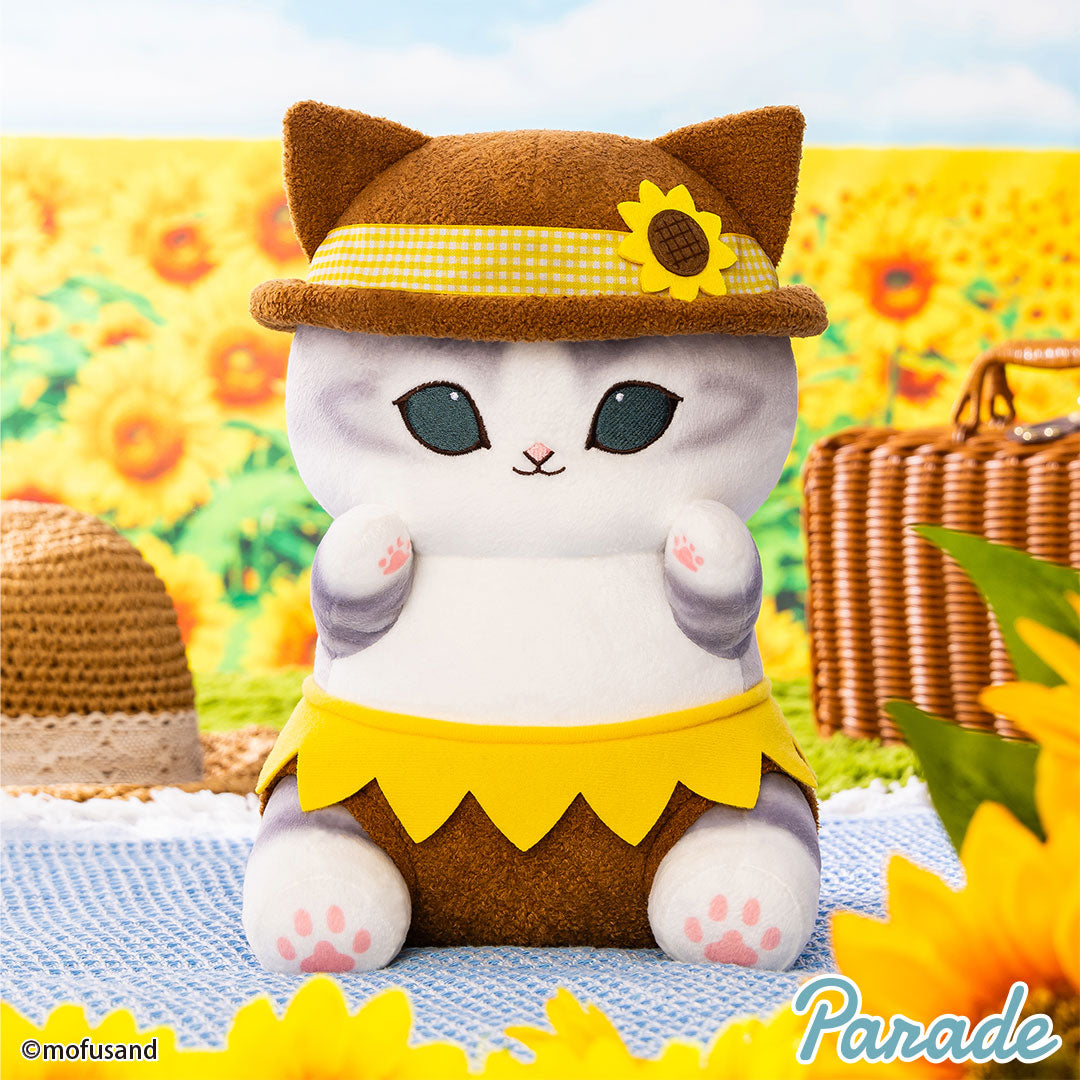 Mofusand | Mofusand Cat with Sunflower Cute Big Plush Doll | Phone Case | side view