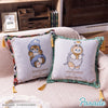 Japan Mofusand X Hibiya-Kadan | Mofusand Cat Flower Garden Knitting Cushion - Kawaii items Room Decoration