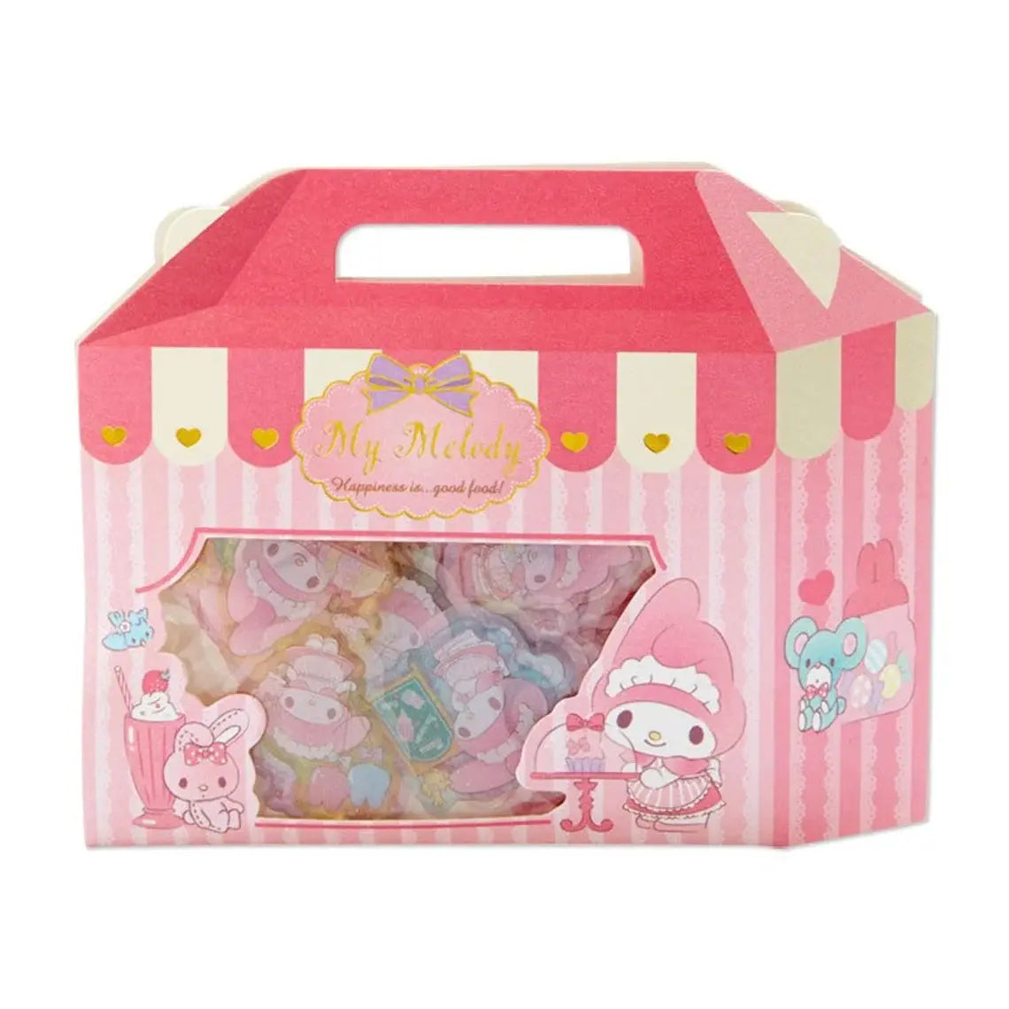 Japan Sanrio Set of 26 My Melody Sweets Cakes Cafe Stickers