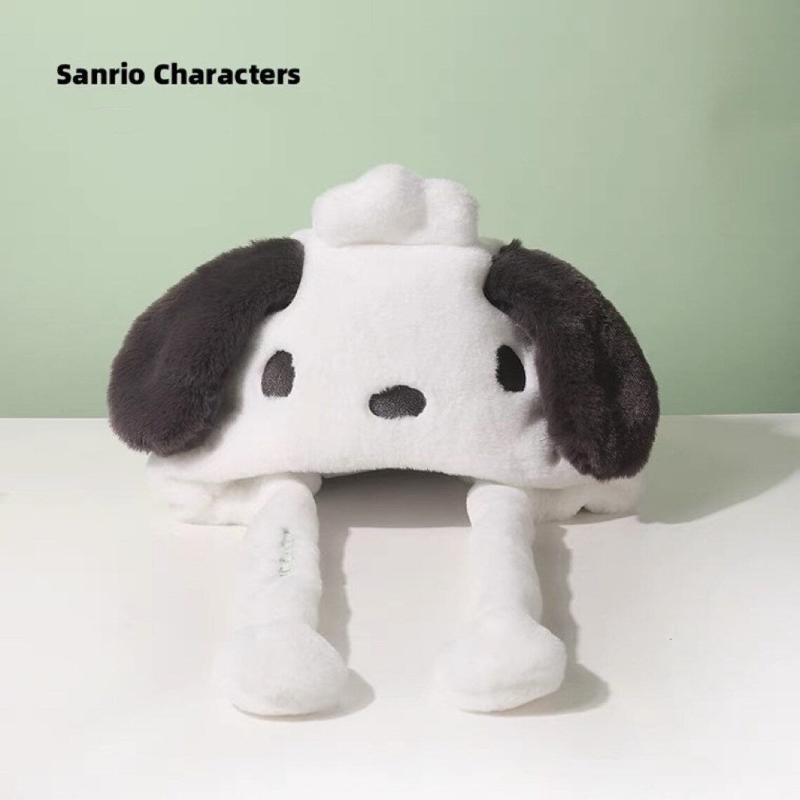 Sanrio Pochacco Hat Ear can Move Winter Warm Accessory Outfits KawaiiGiftLand
