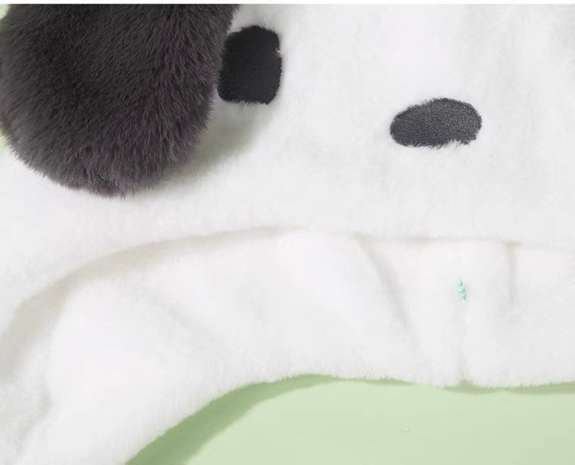 Sanrio Pochacco Hat Ear can Move Winter Warm Accessory Outfits KawaiiGiftLand