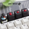 Lobo Keyboard Keycap Pingu- Original Resin Art Custom Cartoon Cute Keycap for Office Pc Gamer Accessories