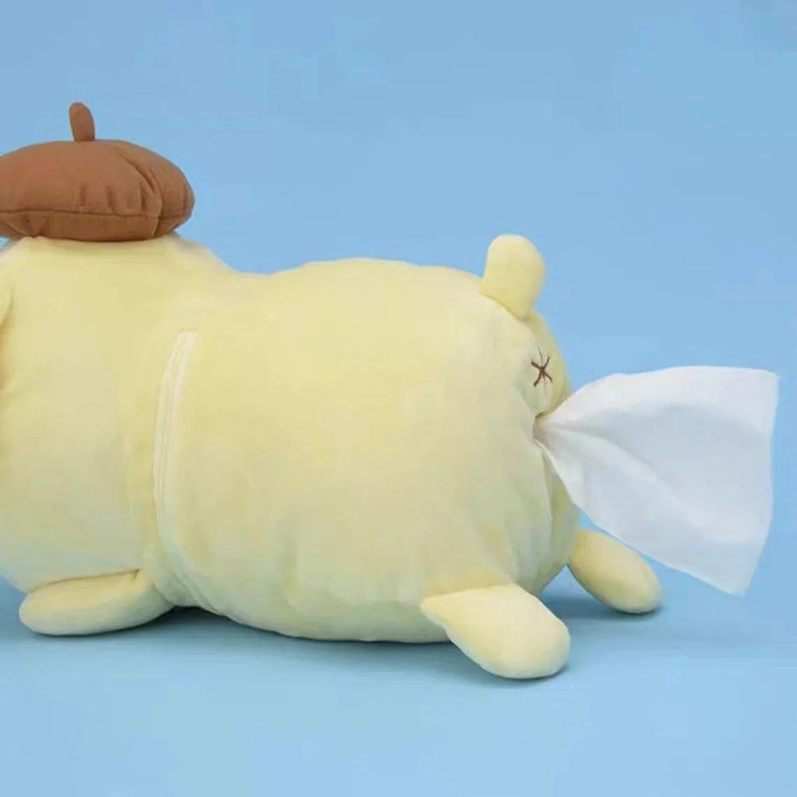 Sanrio Pompompurin Tissue Cover Plush Doll Japan KawaiiGiftLand