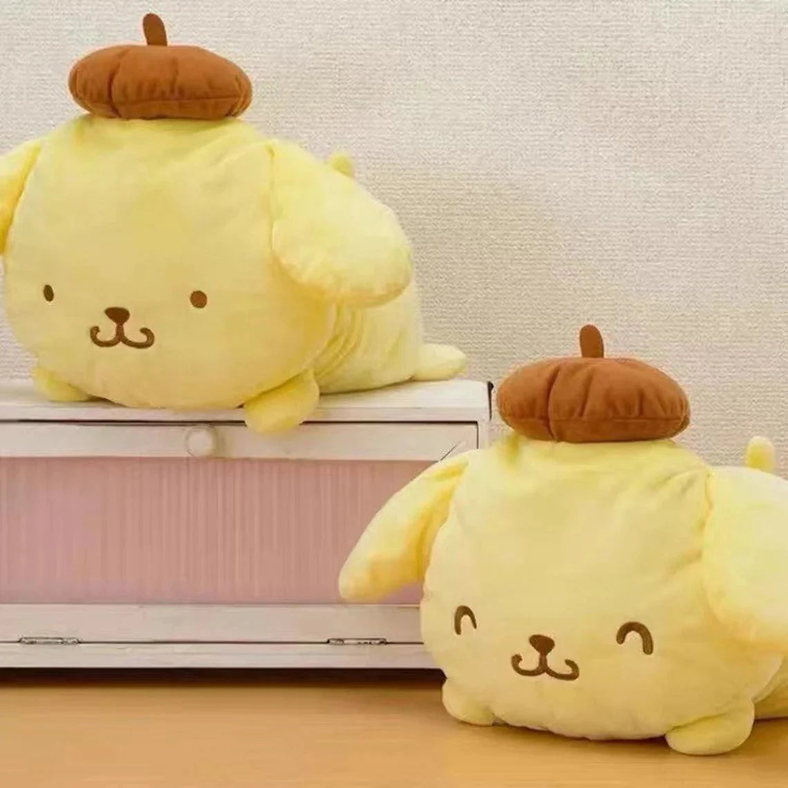 Sanrio Pompompurin Tissue Cover Plush Doll Japan KawaiiGiftLand