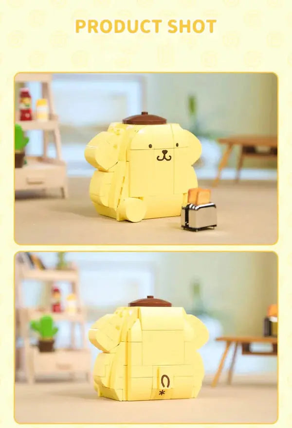 Sanrio Pompompurin Building Blocks Toy