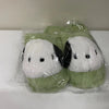 Sanrio Pochacco Green Fluffy Big Head Fur Winter Slippers