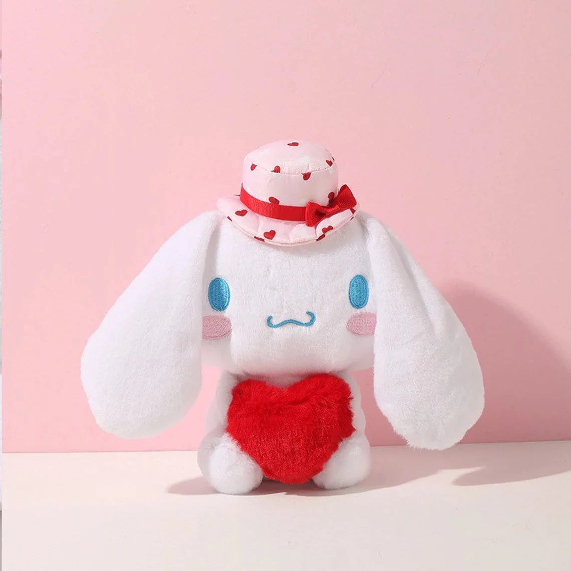 Sanrio Give Heart to you Valentines Hello Kitty My Melody Kuromi Cinnamoroll Plush Doll KawaiiGiftLand