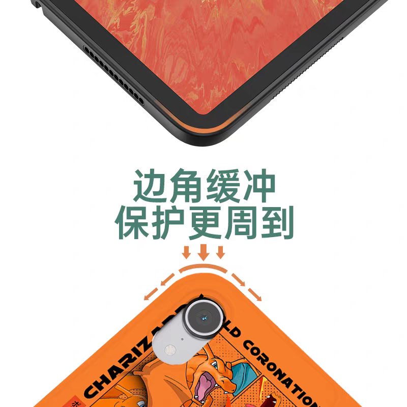 Japanese Cartoon Pokemon Protect Case World Coronation | Ash Ketchum Pikachu Lucario Sirfetchd Dracovish Dragonite Charizard Gengar - iPad Mini 4,5,6,7 / iPad Air / iPad Pro 2025 2024 2022 2021 2020 2018