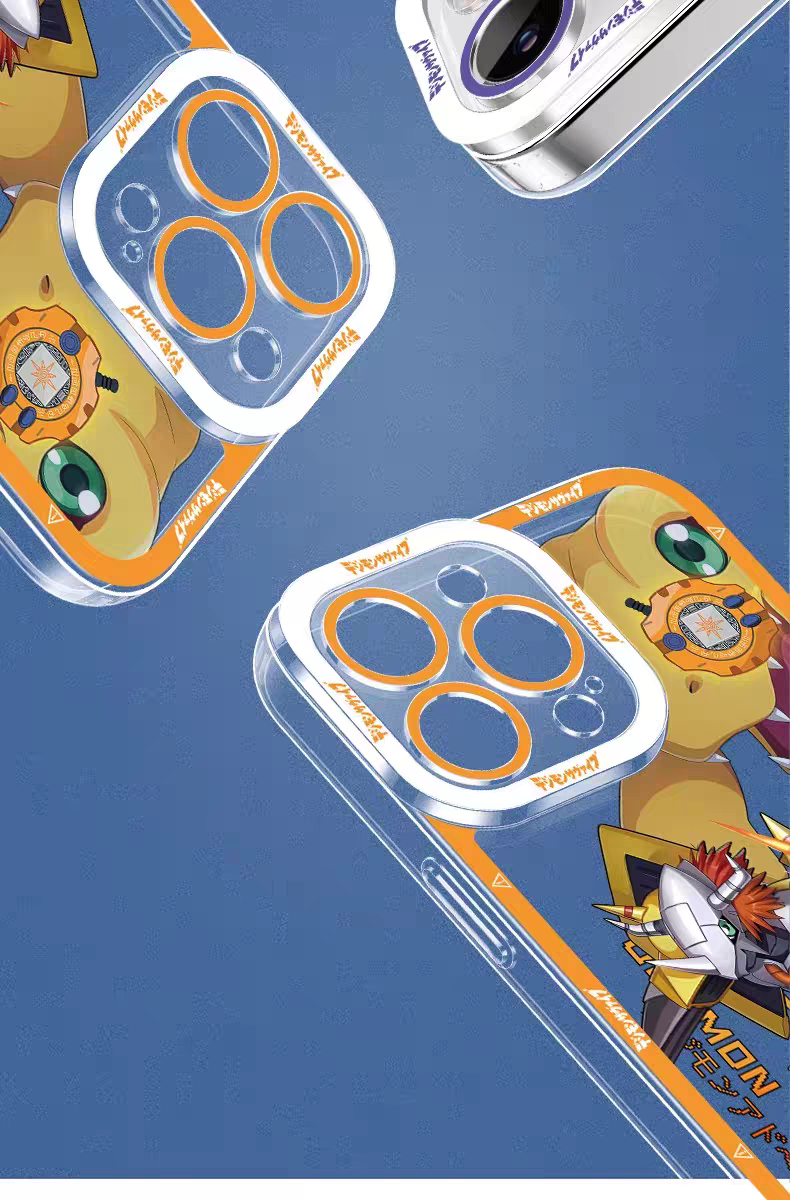 Japanese Cartoon Digimon Adventure Digital Monster Digivice Version | Agumon Metal Greymon Gabumon Metal Garurumon Tailmon Angewomon Patamon Angemon - iPhone Case PLUS SE2 XS XR X 11 12 13 14 15 16 16e 17 17e Pro Promax 12mini 13mini