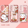 Japan Style Simple Cute Lucky Cat Style | Fortune Cat Part1 3 Styles - Phone Case Samsung Galaxy S26 S25 S24 S23 S22 S21 FE Ultra Edge