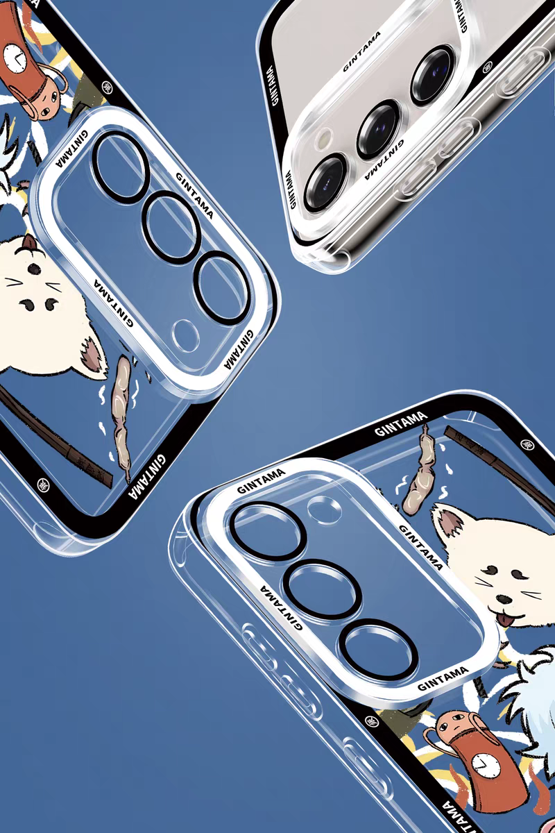 Japanese Anime Gintama Anime and Drawing Version | Part1 8 Styles Sakata Gintoki Kagura Elizabeth - Phone Case Samsung Galaxy S26 S25 S24 S23 S22 S21 FE Ultra Edge
