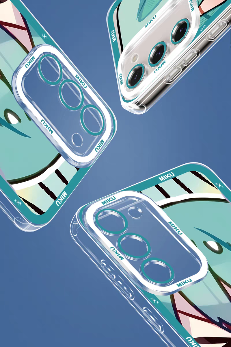 Japan Characters Miku Cute Drawing Version | 8 Styles - Phone Case Samsung Galaxy S26 S25 S24 S23 S22 S21 FE Ultra Edge