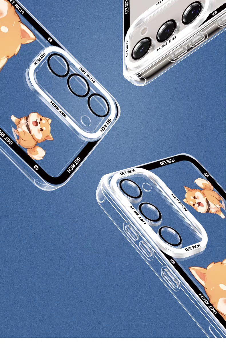 Japan Style Simple Cute Chinese Zodiac | Emo Full Screen Part2 4 Styles - Phone Case Samsung Galaxy S26 S25 S24 S23 S22 S21 FE Ultra Edge