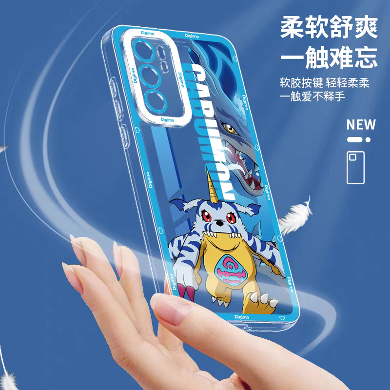 Anime Digimon Digital Monster Version 3 | Agumon Gabumon Tailmon Patamon Piyomon Tentomon Palmon Gomamon - Phone Case Samsung Galaxy S26 S25 S24 S23 S22 S21 FE Ultra Edge
