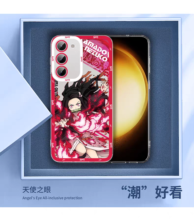 Japanese Anime Kimetsu no Yaiba Demon Slayer Anime Fighting Style Version 2 | Gyoumei Mitsuri Obanai Uzui Tengen Shinobu Kanao - Phone Case Samsung Galaxy S26 S25 S24 S23 S22 S21 FE Ultra Edge
