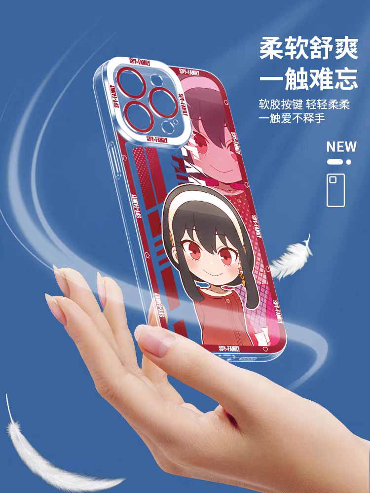 Japan Cartoon SPY Family | Cute & Anime Style 6 Styles - iPhone Case PLUS SE2 XS XR X 11 12 13 14 15 16 16e 17 17e Pro Promax 12mini 13mini