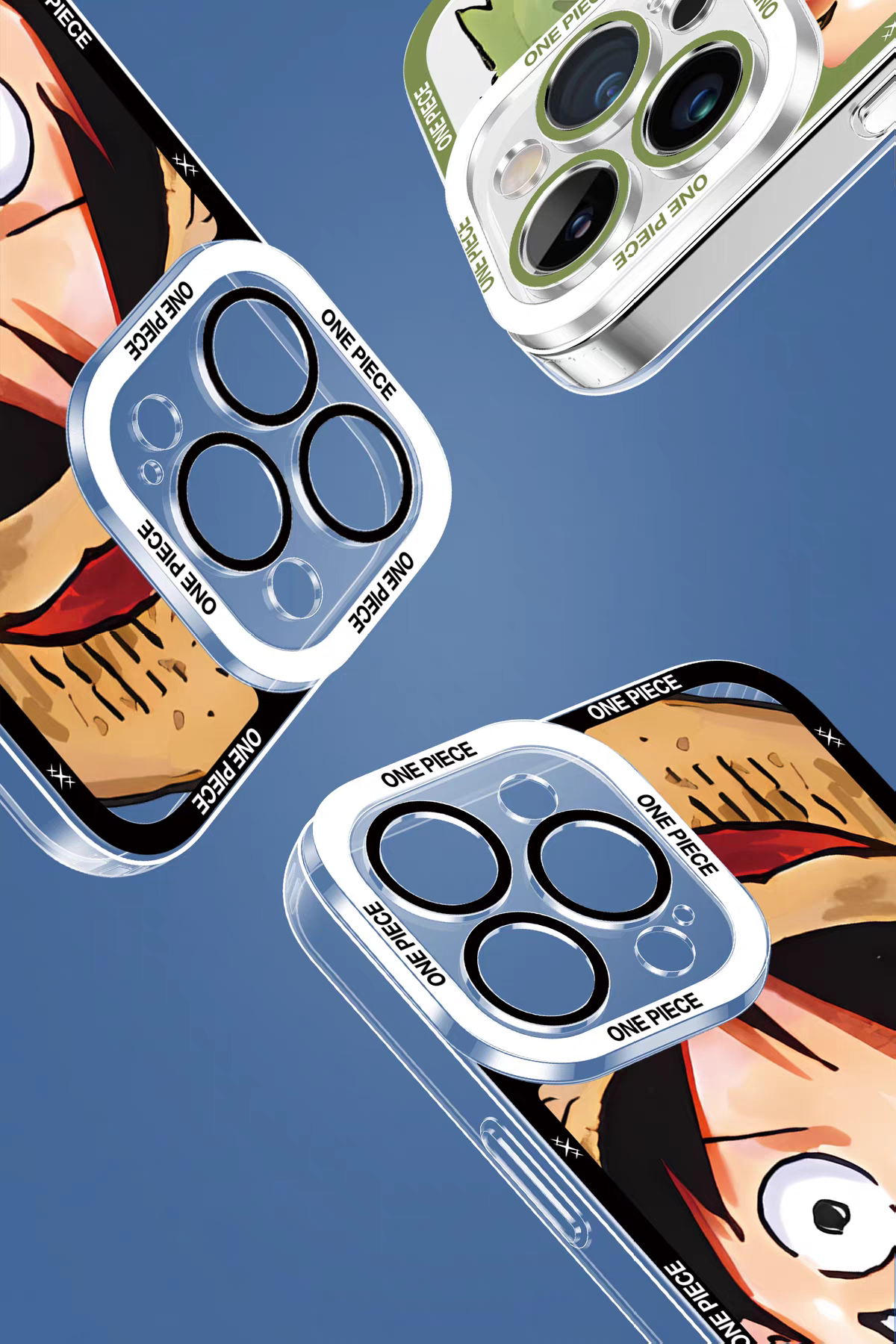 Camera Protection Detail | One Piece Angel Eyes Clear Case | Shockproof Bumper Phone Cover