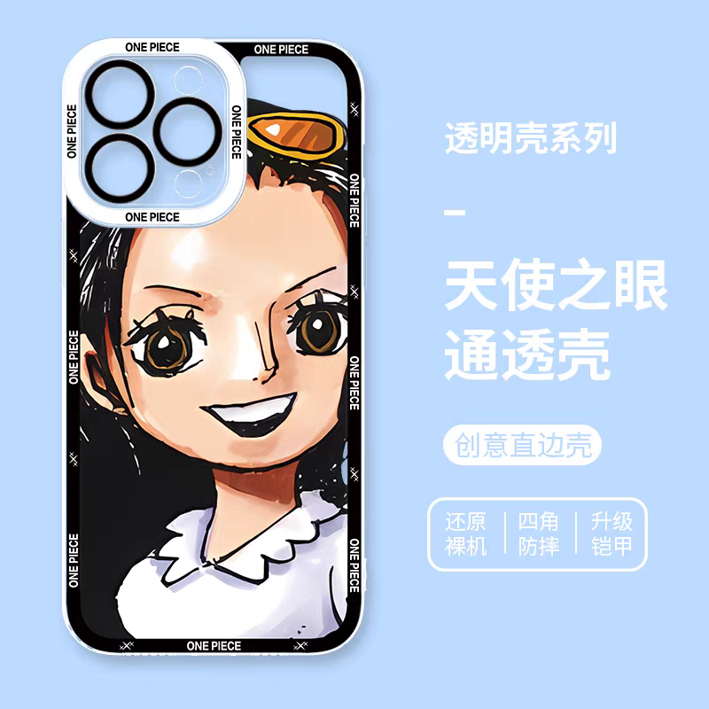 Robin | One Piece Angel Eyes Clear Case | Shockproof Bumper Phone Cover