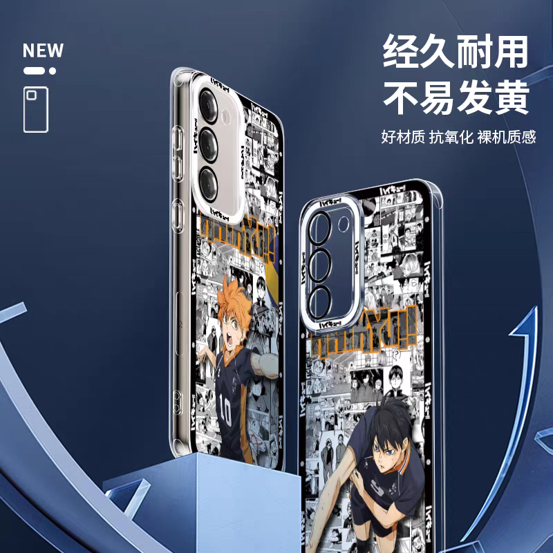 Japanese Anime Haikyu!! Comic with Anime Style | Akashi Atsumu Osamu Kenma Bokuto - Phone Case Samsung Galaxy S26 S25 S24 S23 S22 S21 FE Ultra Edge