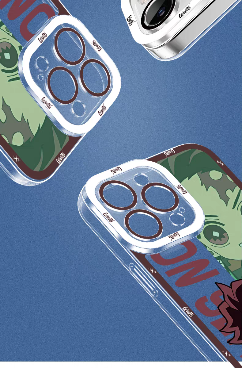 Japanese Anime Kimetsu no Yaiba Demon Slayer Cute Style | Sabito Makomo Nezuko Tanjiro - iPhone Case PLUS SE2 XS XR X 11 12 13 14 15 16 16e 17 17e Pro Promax 12mini 13mini