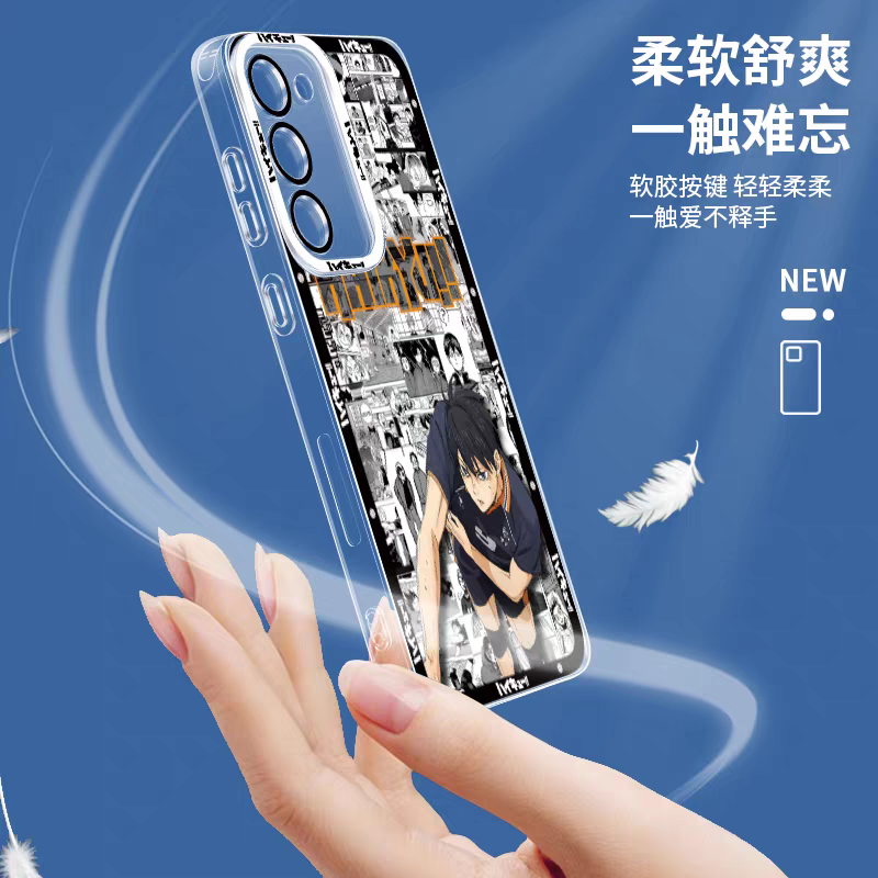 Japanese Anime Haikyu!! Comic with Anime Style | Akashi Atsumu Osamu Kenma Bokuto - Phone Case Samsung Galaxy S26 S25 S24 S23 S22 S21 FE Ultra Edge