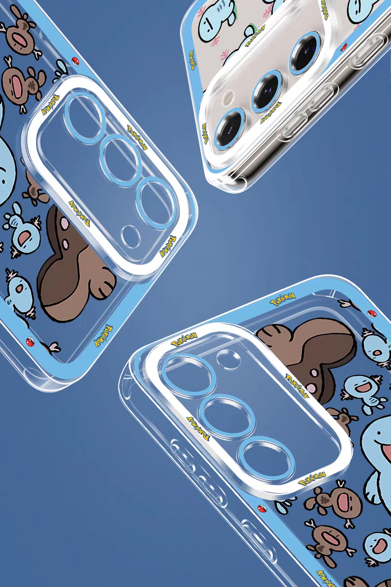 Japan Cartoon Pokemon | Quagsire Wooper Ditto 8 Styles - Phone Case Samsung Galaxy S26 S25 S24 S23 S22 S21 FE Ultra Edge