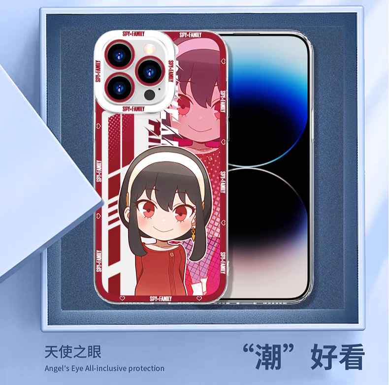 Japan Cartoon SPY Family | Cute & Anime Style 6 Styles - iPhone Case PLUS SE2 XS XR X 11 12 13 14 15 16 16e 17 17e Pro Promax 12mini 13mini