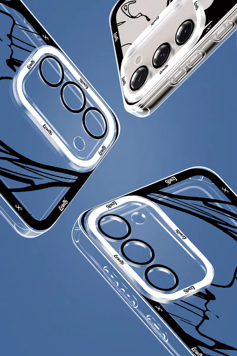 Japanese Anime Kimetsu no Yaiba Demon Slayer White & Black Draft Style | Tanjiro Zenitsu Giyuu Tomioka Rengoku Kyoujurou Nezuko Inosuke Mitsuri Kocho Shinobu - Phone Case Samsung Galaxy S26 S25 S24 S23 S22 S21 FE Ultra Edge