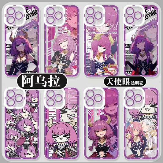 Japanese Anime FRIEREN | Aura Part1 8 Styles - iPhone Case PLUS SE2 XS XR X 11 12 13 14 15 16 16e 17 17e Pro Promax 12mini 13mini