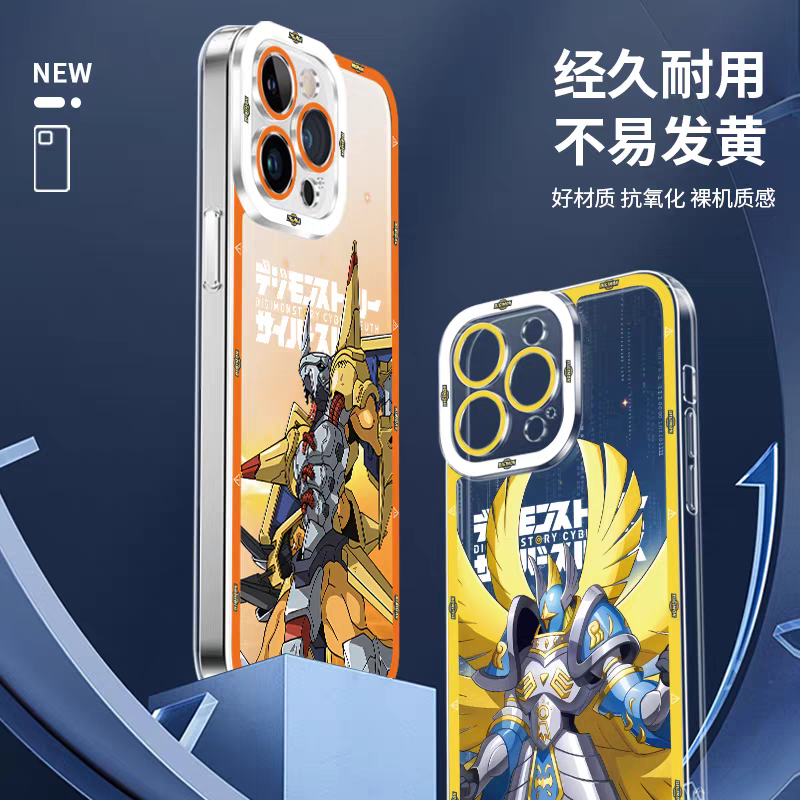 Japanese Cartoon Digimon Adventure Digital Monster Digimonstory Cybersleuth Version | Part 2 8 Styles - iPhone Case PLUS SE2 XS XR X 11 12 13 14 15 16 16e 17 17e Pro Promax 12mini 13mini