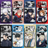 Japanese Anime Jujutsu Kaisen Silicone Case Comic Background Version | Satoru Yuji Megumi Kugisaki  Geto i Nanami Inumak- iPhone Case PLUS SE2 XS XR X 11 12 13 14 15 16 16e 17 17e Pro Promax 12mini 13mini