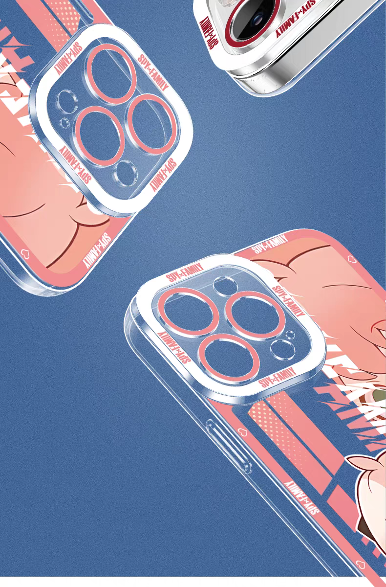 Japan Cartoon SPY Family | Cute & Anime Style 6 Styles - iPhone Case PLUS SE2 XS XR X 11 12 13 14 15 16 16e 17 17e Pro Promax 12mini 13mini