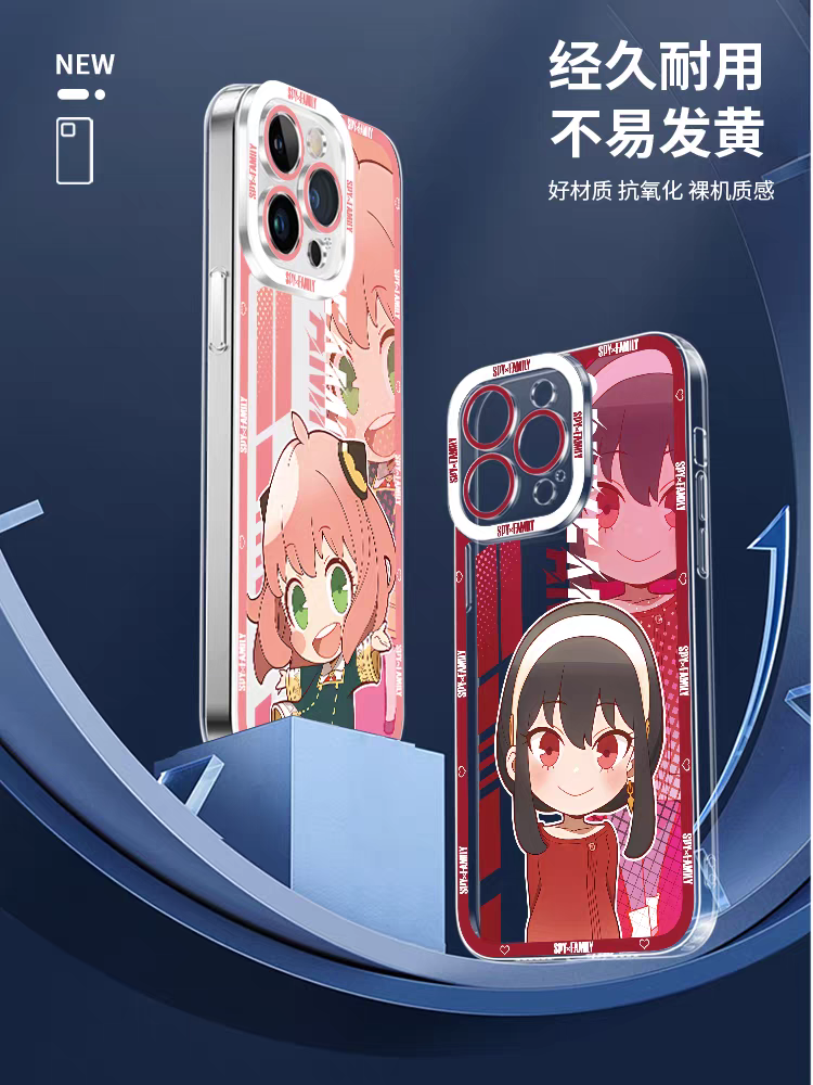 Japan Cartoon SPY Family | Cute & Anime Style 6 Styles - iPhone Case PLUS SE2 XS XR X 11 12 13 14 15 16 16e 17 17e Pro Promax 12mini 13mini
