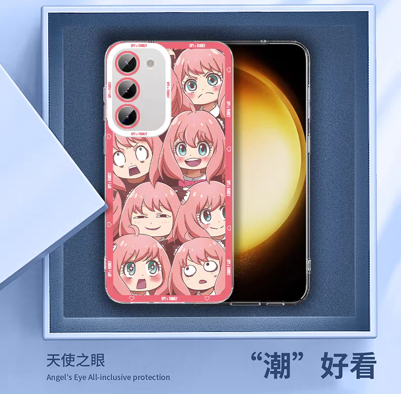 Japan Cartoon SPY Family Anya Forger | Emo & Daily 8 Stlyes - Phone Case Samsung Galaxy S25 S24 S23 S22 S21 FE Ultra Edge