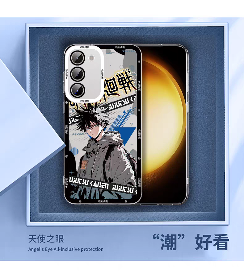 Japanese Anime Jujutsu Kaisen Fashion Cool Version | Yuji Megumi Satoru Ryomen Sukuna Yuta Geto Nanami Toji - Phone Case Samsung Galaxy S26 S25 S24 S23 S22 S21 FE Ultra Edge