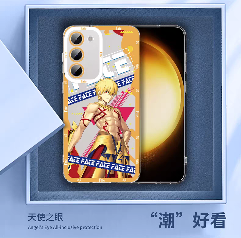 Japanese Anime Fate Stay Night | EMIYA Cu Chulainn Setanta Iskandar Alexander Arthur Pendragon Saber - Phone Case Samsung Galaxy S26 S25 S24 S23 S22 S21 FE Ultra Edge