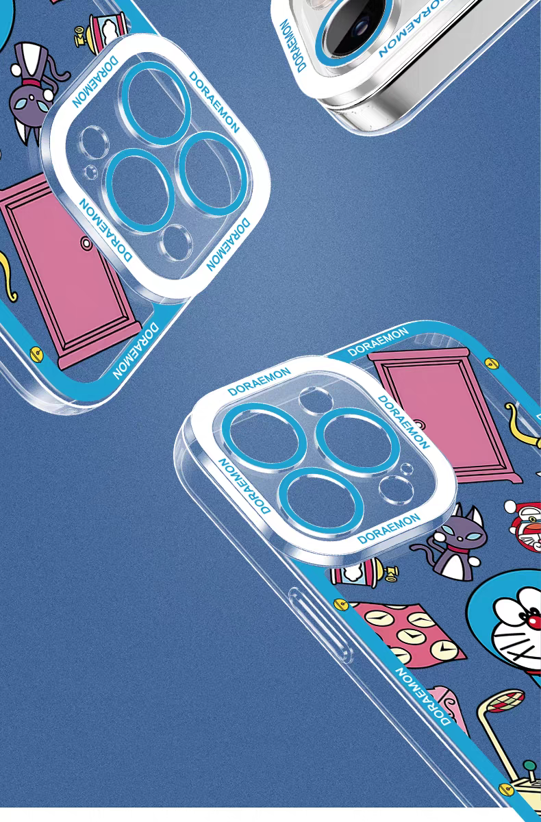 Japanese Cartoon Blue Robot Cat | Doraemon Cute 8 Styles - iPhone Case PLUS SE2 XS XR X 11 12 13 14 15 16 16e 17 17e Pro Promax 12mini 13mini