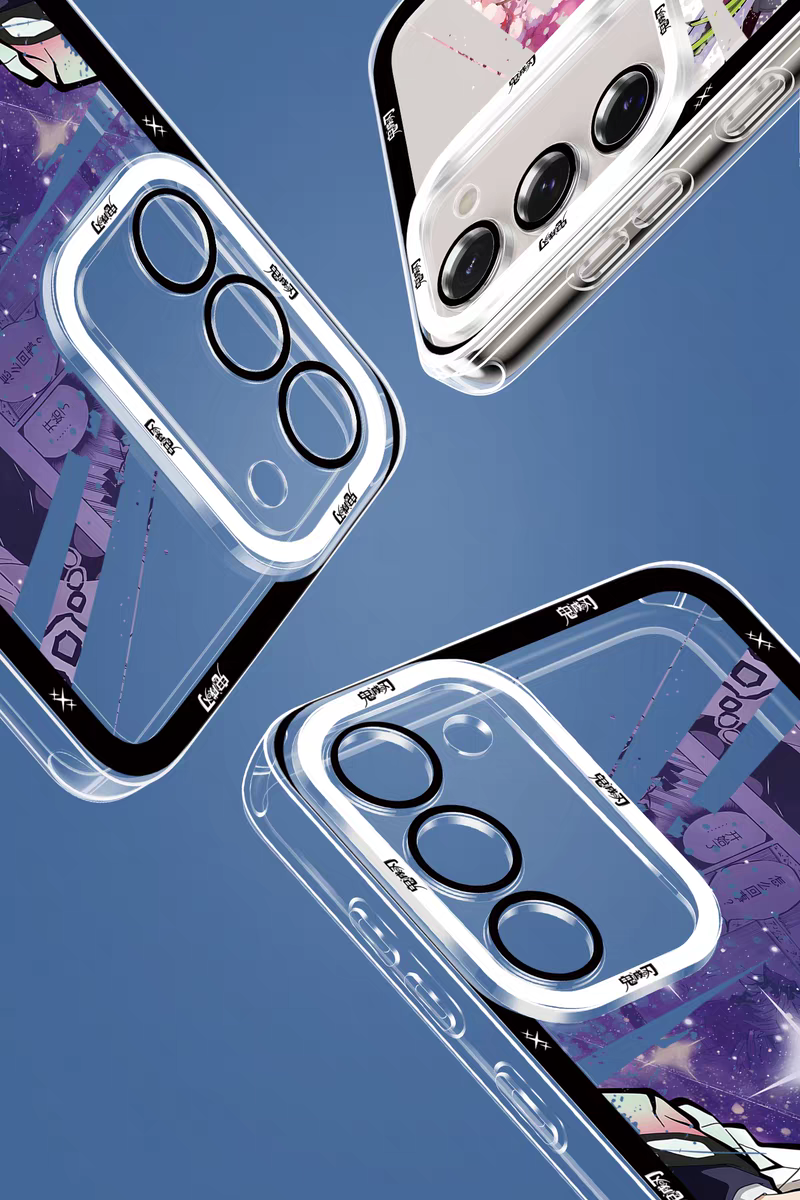 Japanese Anime Kimetsu no Yaiba Demon Slayer Horizontal Version | Tanjiro Giyuu Kocho Muichiro Zenitsu Obanai Mitsuri Akaza Hakuji - Phone Case Samsung Galaxy S26 S25 S24 S23 S22 S21 FE Ultra Edge