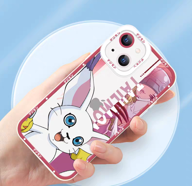 Anime Digimon Digital Monster Version 2 | Gabumon Patamon Palmon Piyomon Tailmon Gomamon Tentomon Agumon - iPhone Case PLUS SE2 XS XR X 11 12 13 14 15 16 16e 17 17e Pro Promax 12mini 13mini