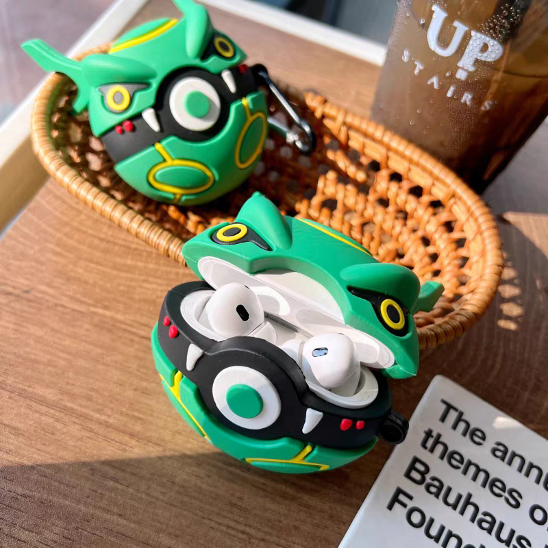 Japan Cartoon Pokemon Anime | Mewtwo Bulbasaur Growlithe Jigglypuff Pokemon Ball Snoriax Lucario Garchomp Rayquaza - AirPods AirPodsPro AirPods3 AirPods4 Case