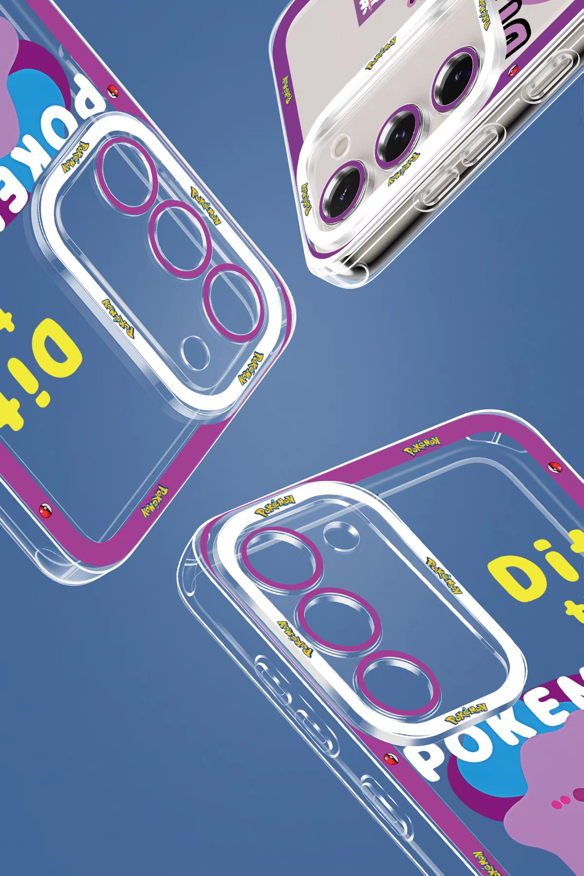 일본 만화 포켓몬 | 메타몽 8종 파트 1 스타일 - Samsung Galaxy S26 S25 S24 S23 S22 S21 FE Ultra Edge 휴대폰 케이스
