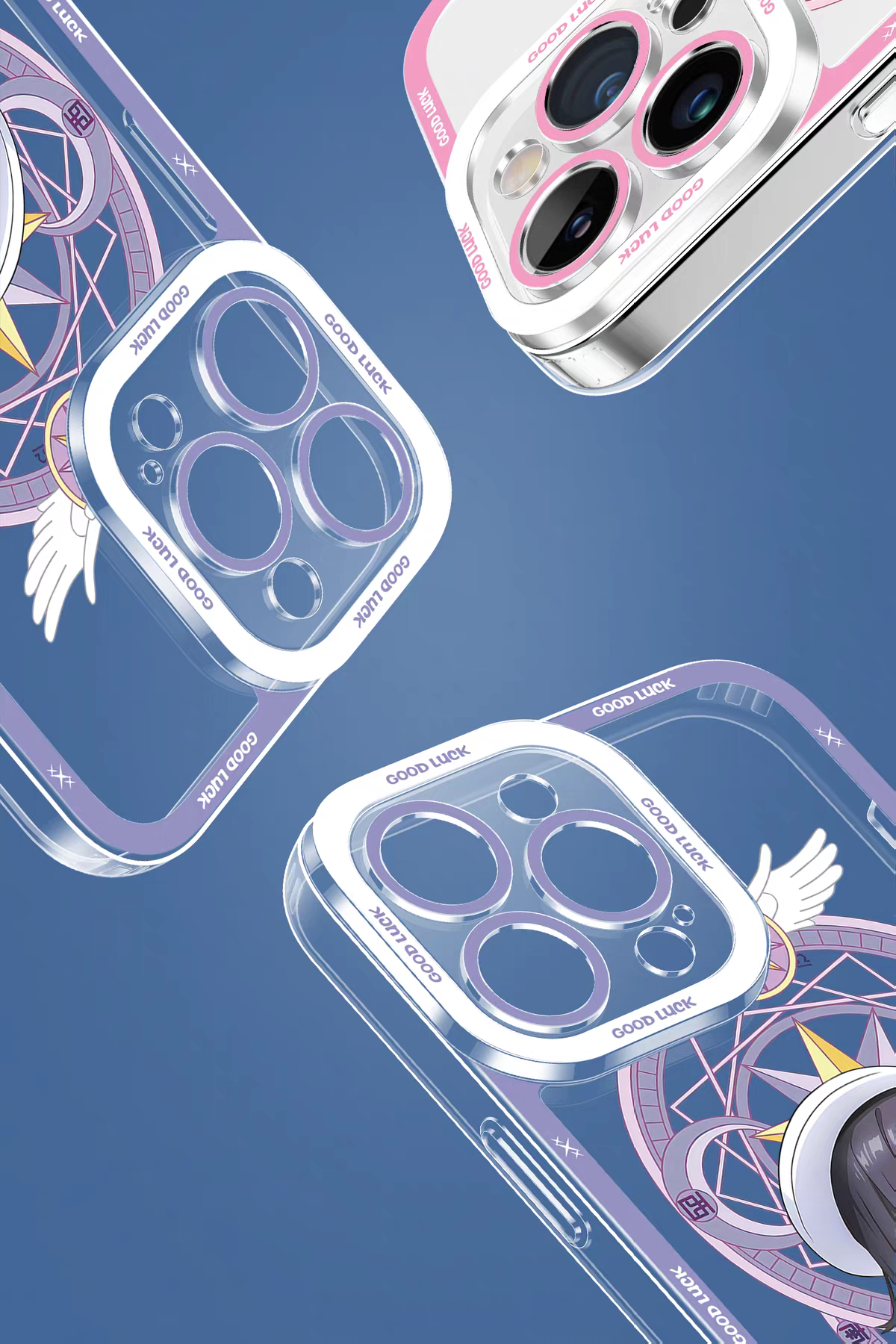 เคส iPhone ลายการ์ตูนญี่ปุ่น CardCaptor Sakura สไตล์อนิเมะ | โทโมโยะ ซากุระ สปิเนล ซัน โมโม่ เคลเบรอส 8 แบบ - สำหรับ iPhone รุ่น SE2 XS XR X 11 12 13 14 15 16 16e 17 17e Pro Promax 12mini 13mini