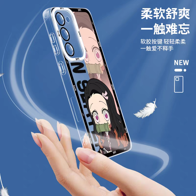 Japanese Anime Kimetsu no Yaiba Demon Slayer Cute Style | Kocho Shinobu Tsuyuri Kanao Himejima Gyoumei Giyuu Tomioka Iguro Obanai Uzui Tengen - Phone Case Samsung Galaxy S26 S25 S24 S23 S22 S21 FE Ultra