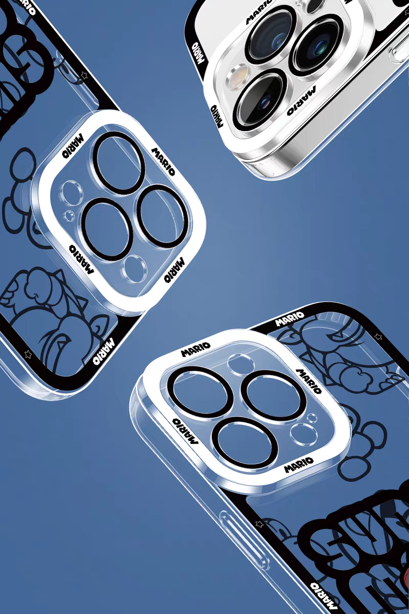 Game Character Super Mario | 8 Styles - iPhone Case PLUS SE2 XS XR X 11 12 13 14 15 16 16e 17 17e Pro Promax 12mini 13mini