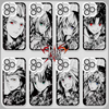 Japanese Anime Fate Stay Night Black Drawing with Colour Eyes Style | Gilgamesh Saber Mash Ishtar EMIYA Tohsaka Rin Astolfo Joan of Arc - iPhone Case PLUS SE2 XS XR X 11 12 13 14 15 16 16e 17 17e Pro Promax 12mini 13mini