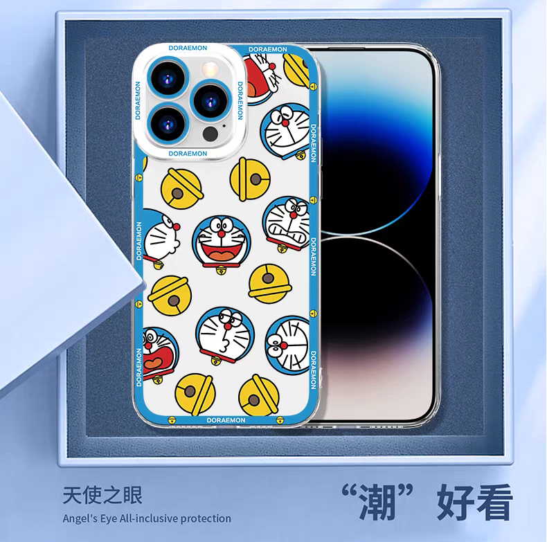 Japanese Cartoon Blue Robot Cat | Doraemon Cute 8 Styles - iPhone Case PLUS SE2 XS XR X 11 12 13 14 15 16 16e 17 17e Pro Promax 12mini 13mini