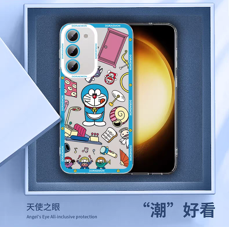 Japanese Cartoon Blue Robot Cat | Doraemon Cute 8 Styles - Phone Case Samsung Galaxy S26 S25 S24 S23 S22 S21 FE Ultra Edge