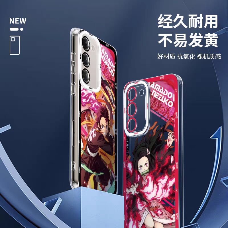 Japanese Anime Kimetsu no Yaiba Demon Slayer Anime Fighting Style Version 2 | Gyoumei Mitsuri Obanai Uzui Tengen Shinobu Kanao - Phone Case Samsung Galaxy S26 S25 S24 S23 S22 S21 FE Ultra Edge