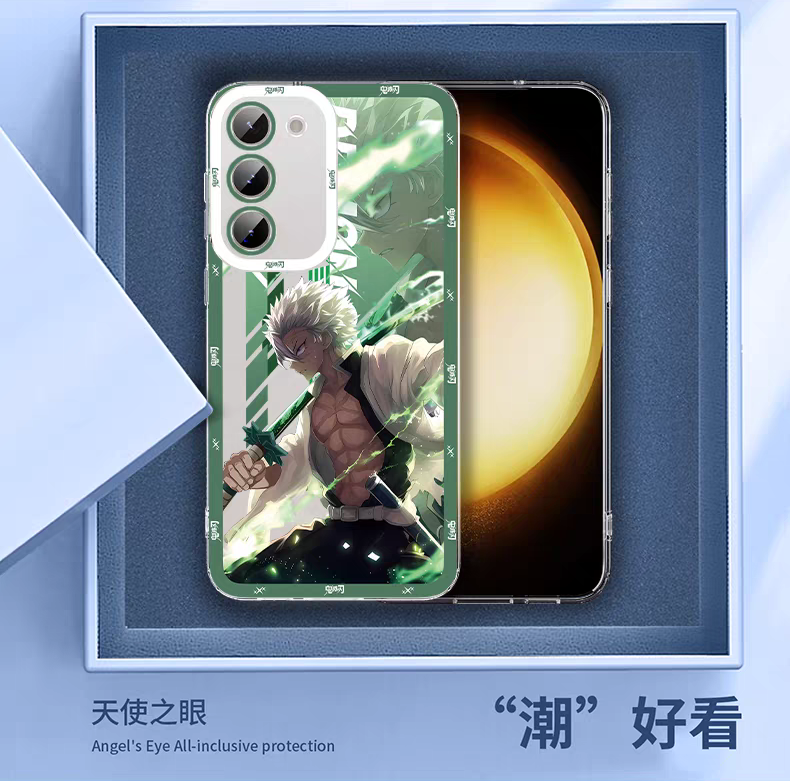Japanese Anime Kimetsu no Yaiba Demon Slayer Anime Fighting Style | Tanjiro Sanemi Gyoumei Muichiro Giyuu Obanai Mitsuri Shinobu - Phone Case Samsung Galaxy S26 S25 S24 S23 S22 S21 FE Ultra Edge