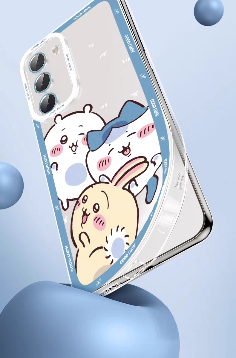 Japanese Cartoon Chiikawa Cosplay Version | ChiiKawa Hachiware Usagi - Phone Case Samsung Galaxy S26 S25 S24 S23 S22 S21 FE Ultra Edge